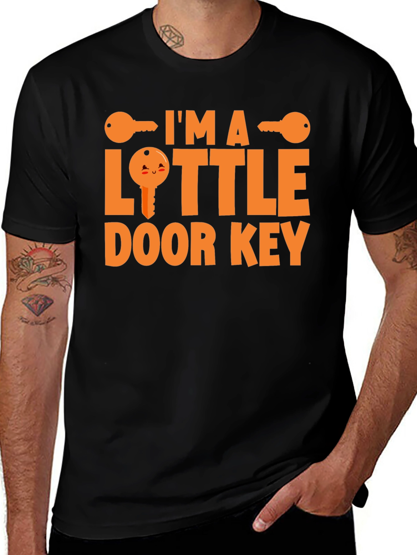 Variant 10 of I'm a Little Door Key Funny Graphic Tee
