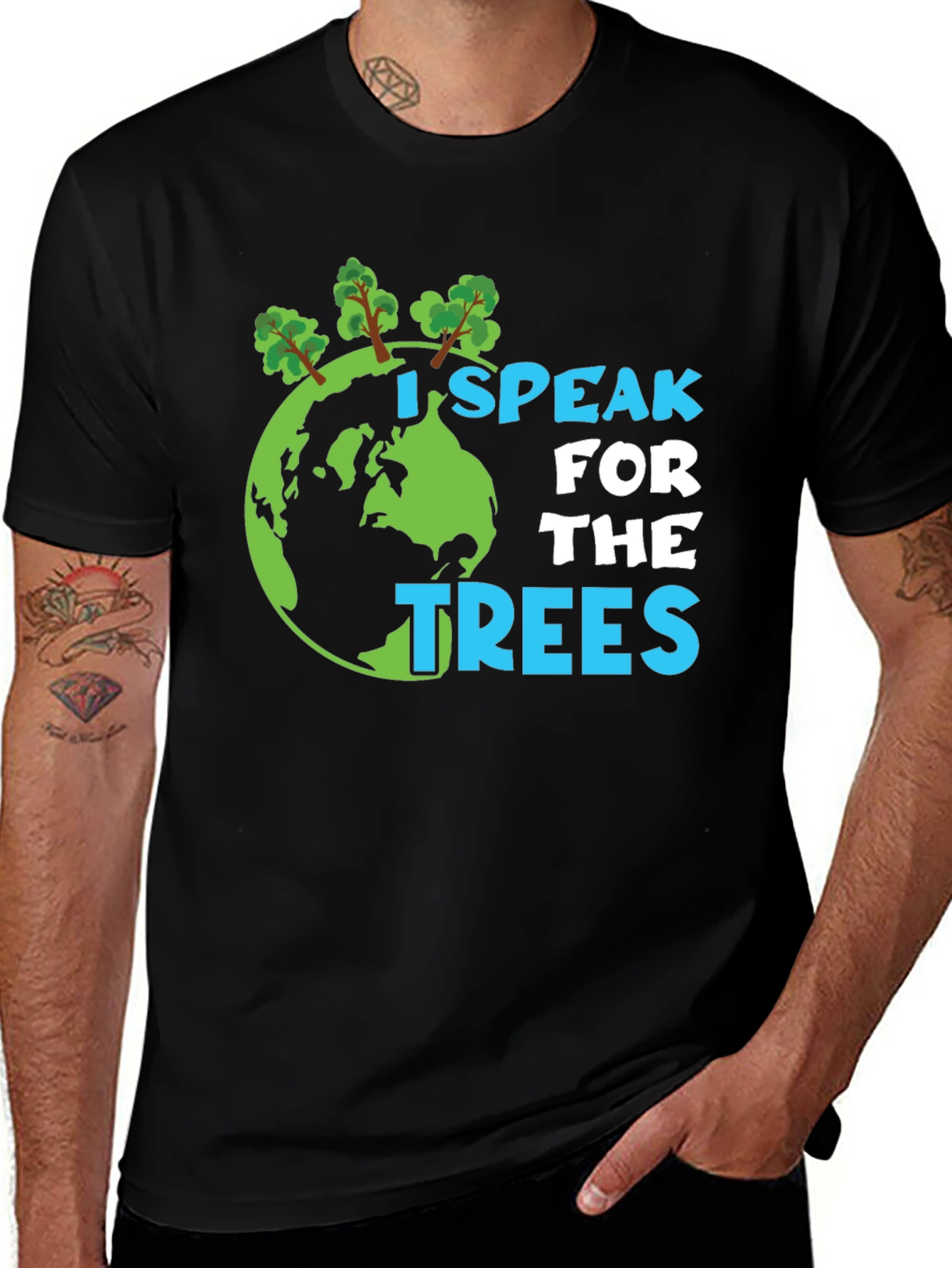 Variant 15 of I Speak for the Trees Graphic Tee