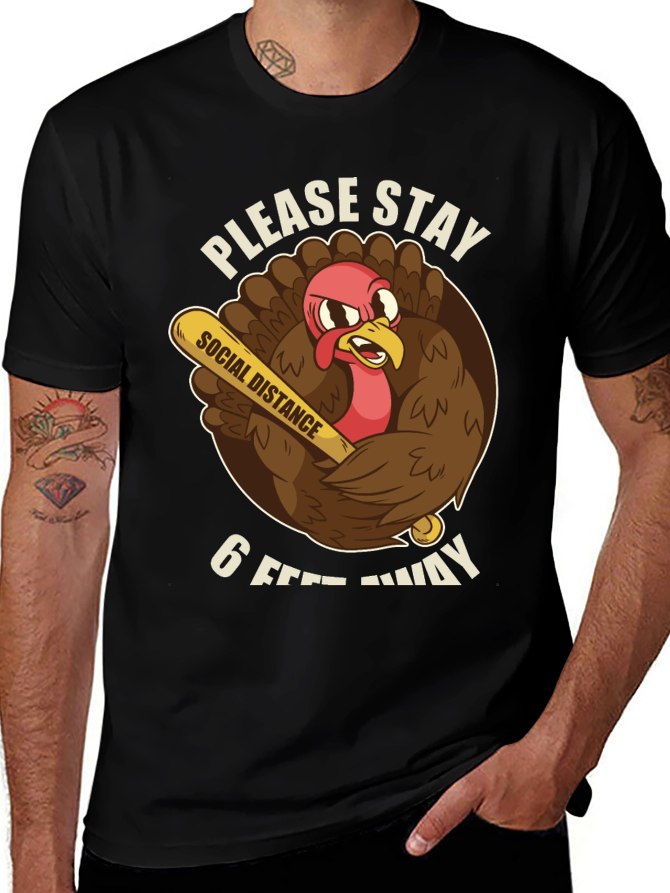 Stay Away Thanksgiving T-Shirt
