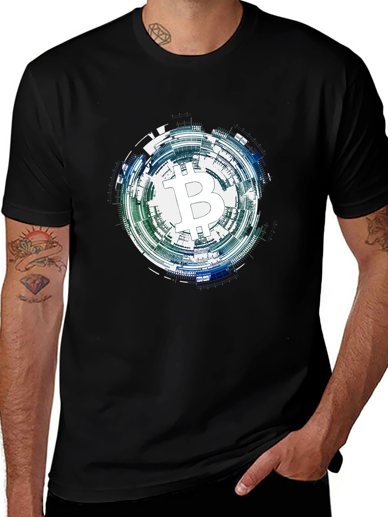 Variant 18 of Bitcoin Crypto T-Shirt - Digital Currency Tee