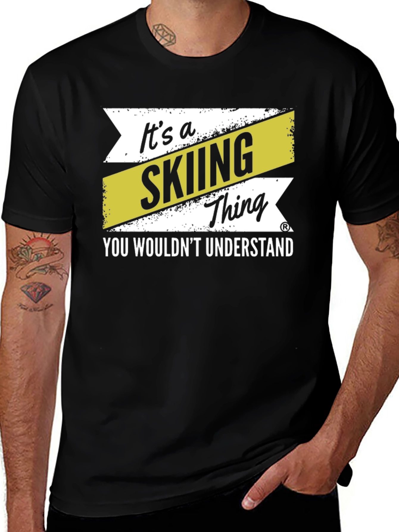 Variant 6 of It's a Skiing Thing T-Shirt
