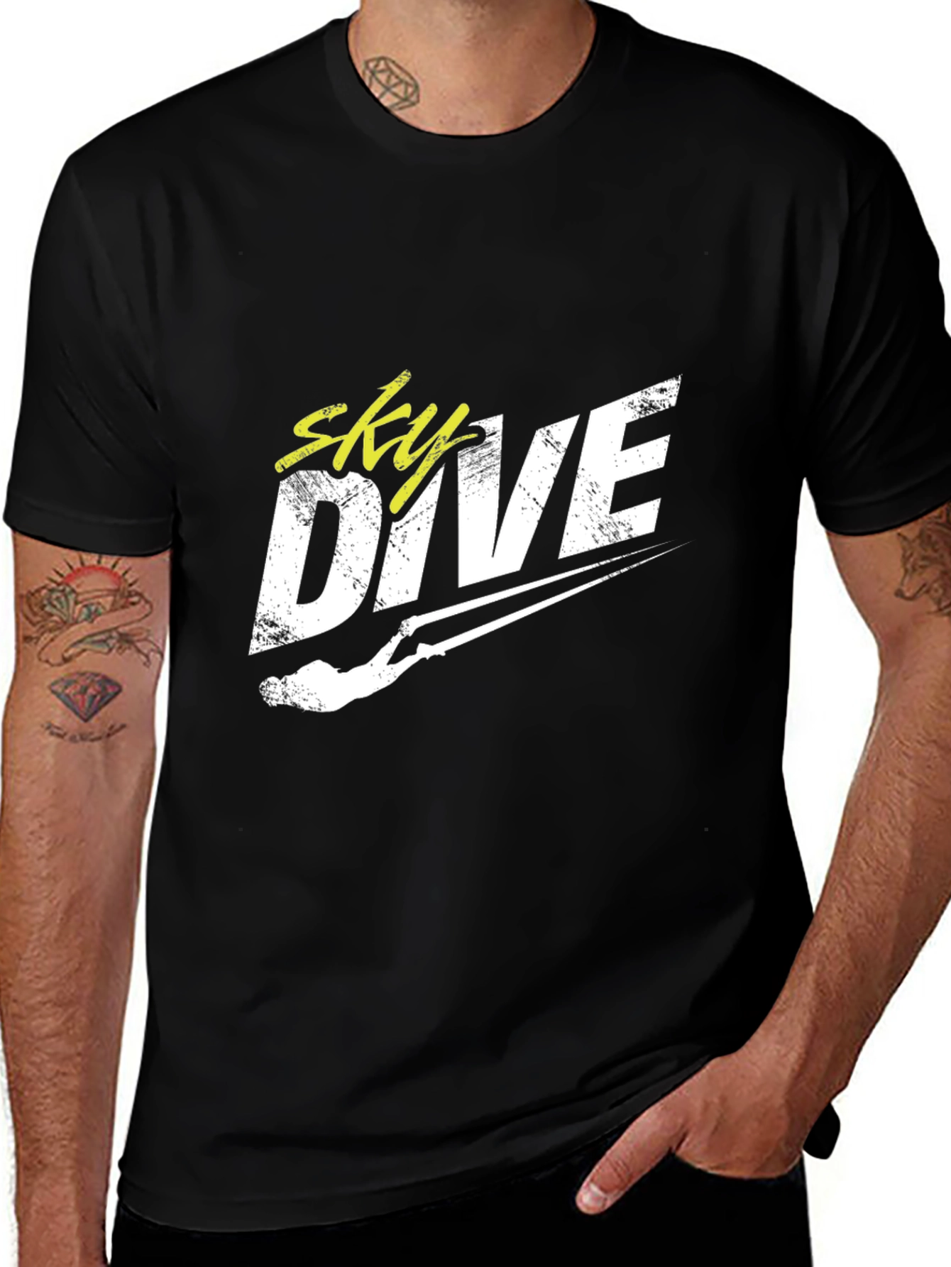 Sky Dive Graphic T-Shirt
