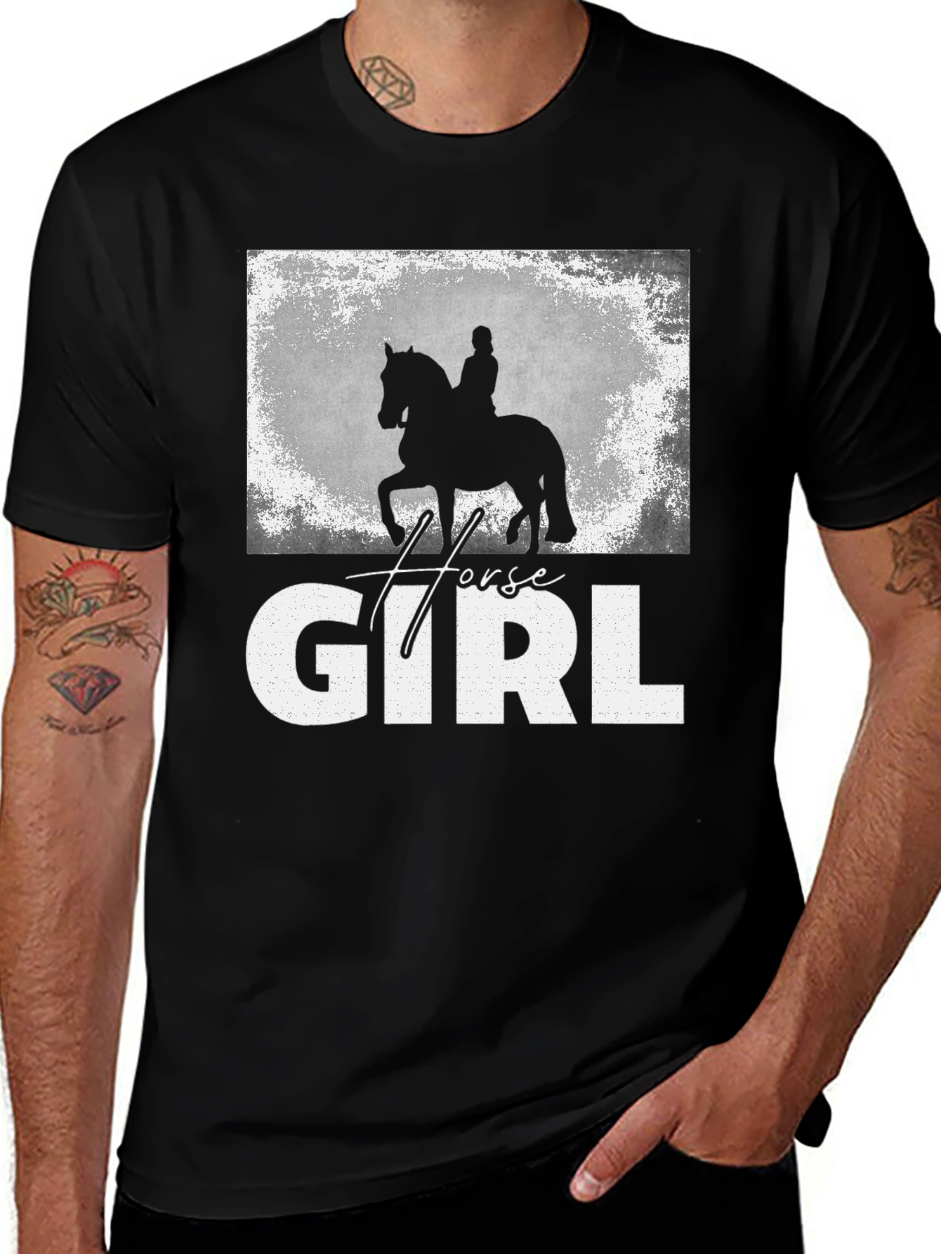 Variant 28 of Horse Girl T-Shirt - Equestrian Rider Graphic Tee