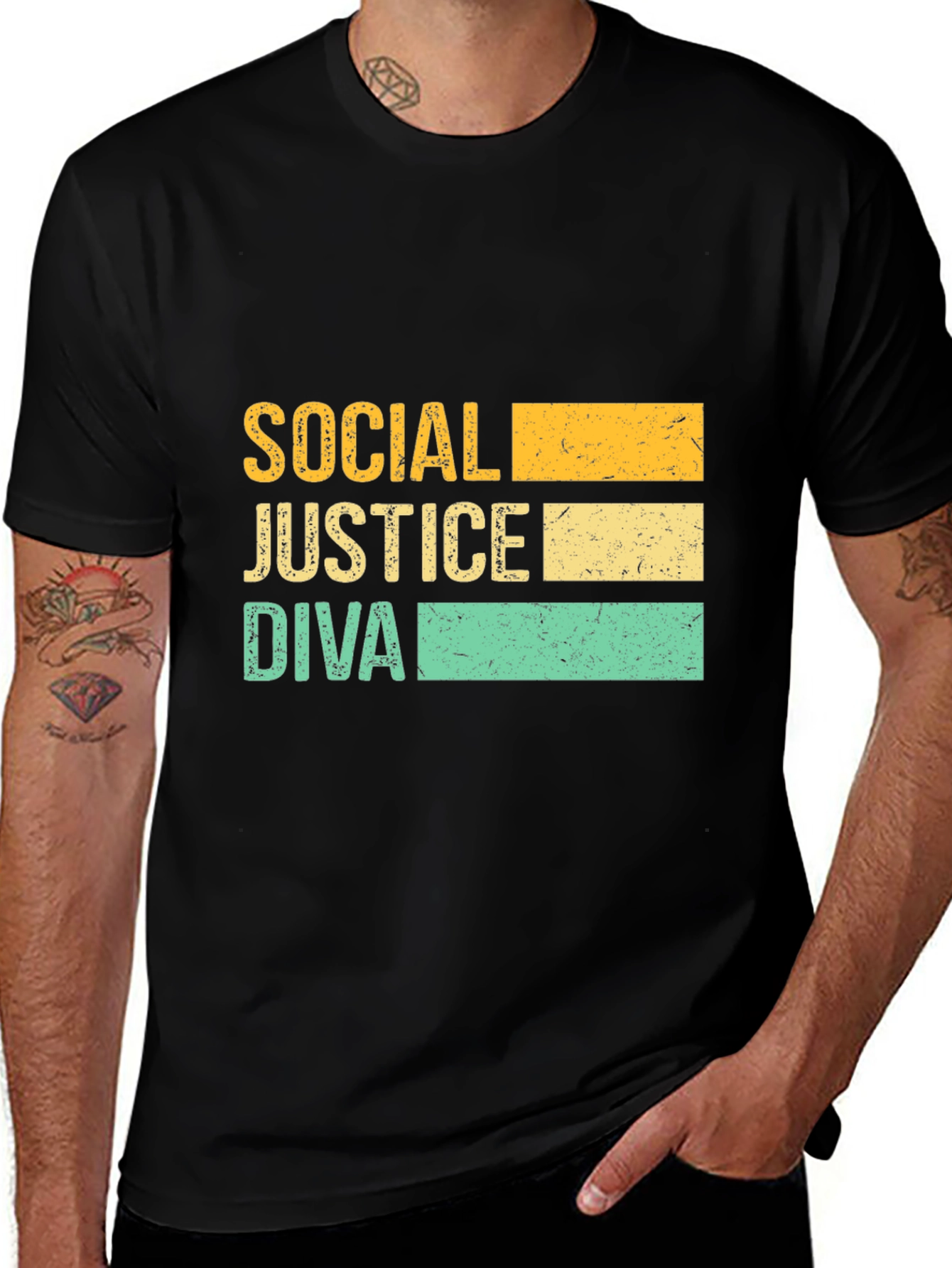 Variant 5 of Social Justice Diva T-Shirt - Unisex Graphic Tee
