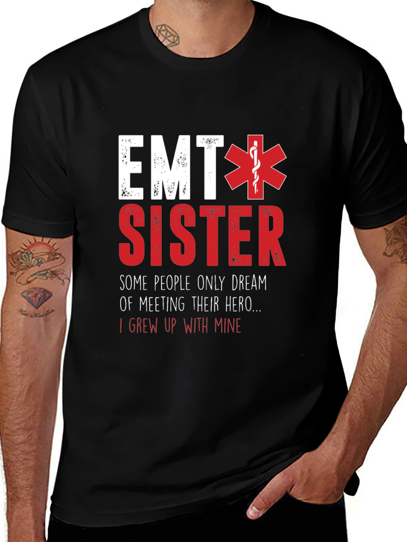EMT Sister T-Shirt - Hero Family Tee