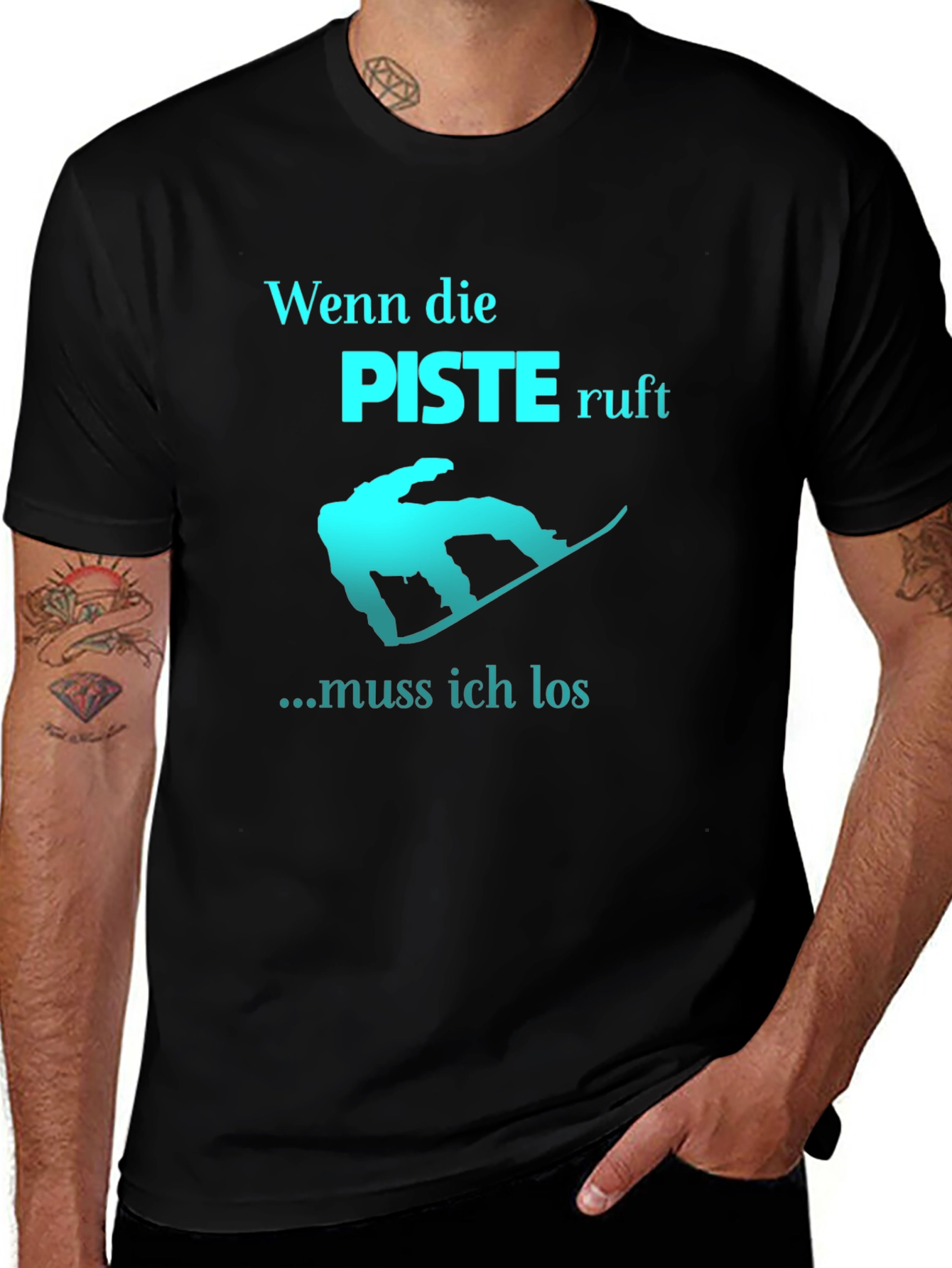 Wenn Die Piste Ruft Graphic Tee