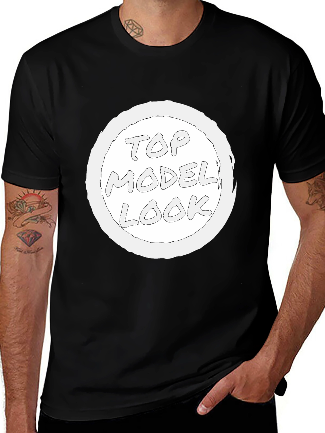 Variant 11 of Top Model Look Graphic T-Shirt