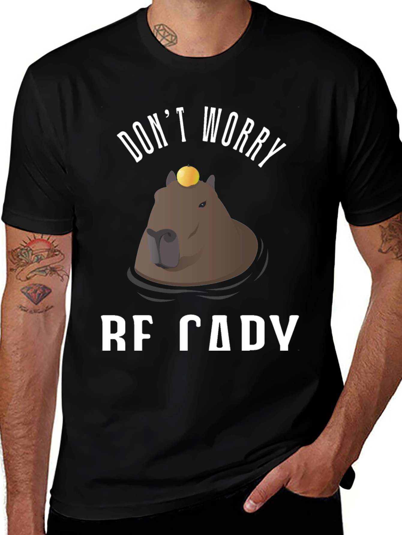 Variant 27 of Don't Worry Be Capy T-Shirt