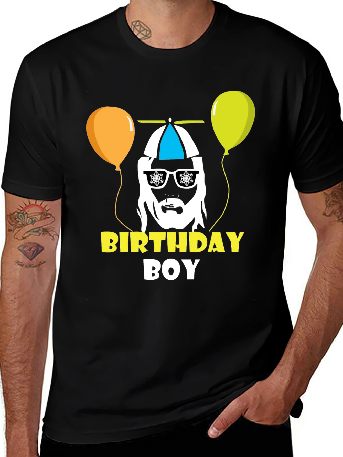 Variant 13 of Birthday Boy Graphic Tee - Fun Party Shirt