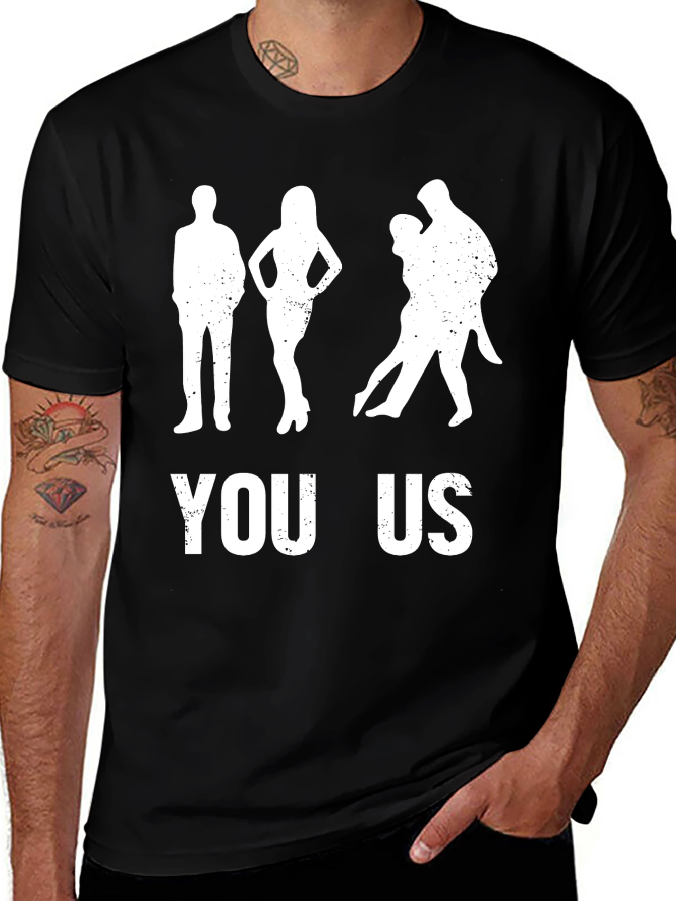 Variant 12 of Funny 'You, Us' Graphic Tee - Relationship Humor T-Shirt
