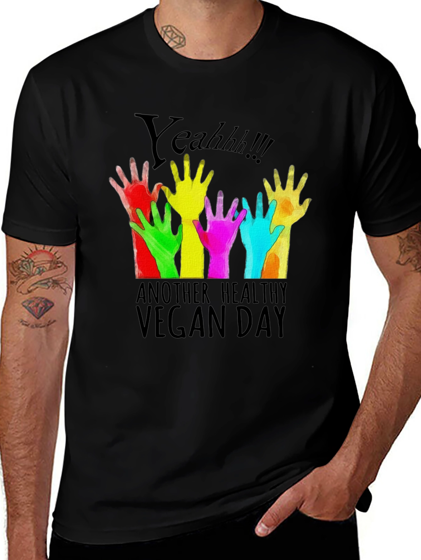 Variant 18 of Vegan Yeah T-Shirt - Healthy Lifestyle Apparel