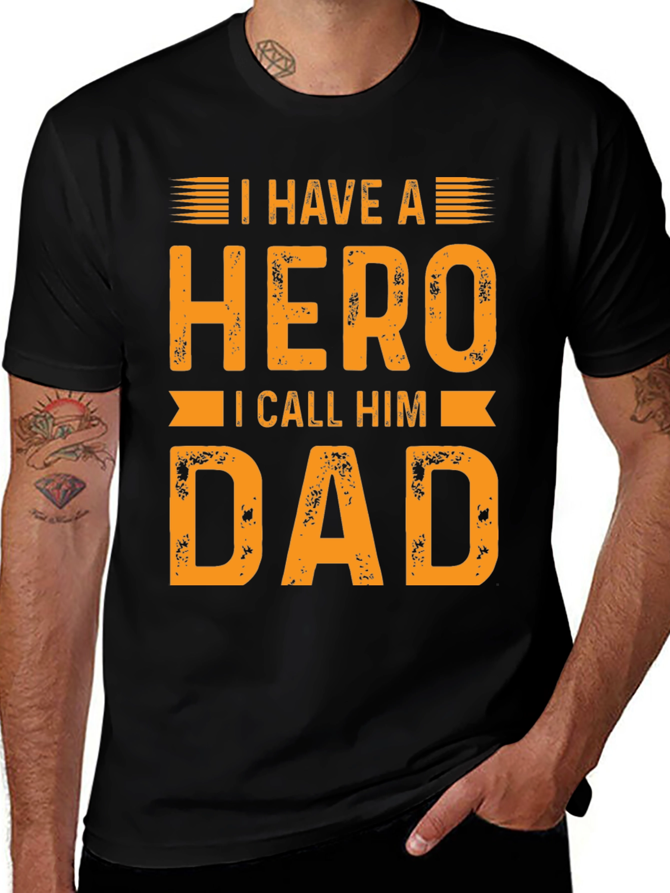 Hero Dad Graphic Tee - Perfect Father's Day Gift