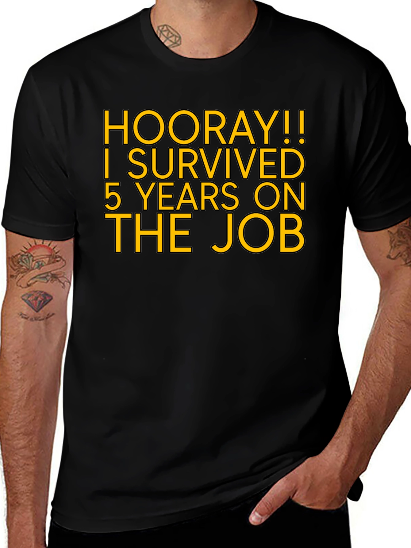 Variant 30 of Hooray! 5 Years on the Job T-Shirt