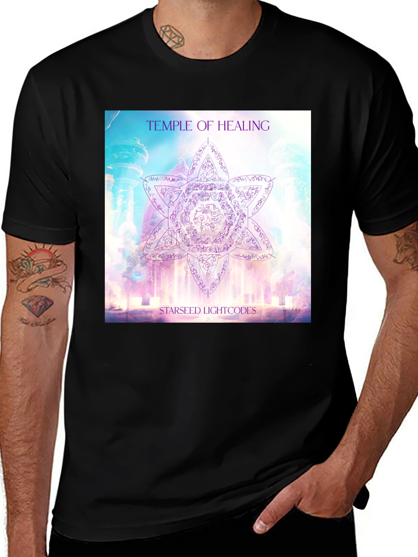 Variant 6 of Temple of Healing Graphic T-Shirt