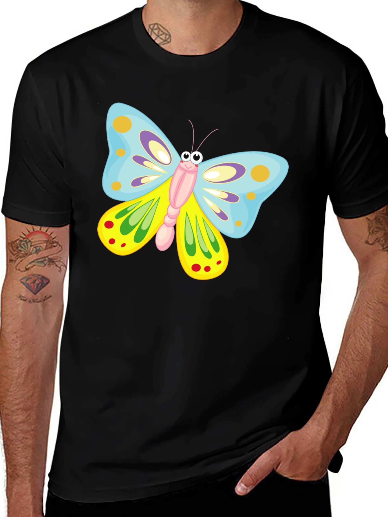 Variant 26 of Butterfly Graphic Print T-Shirt