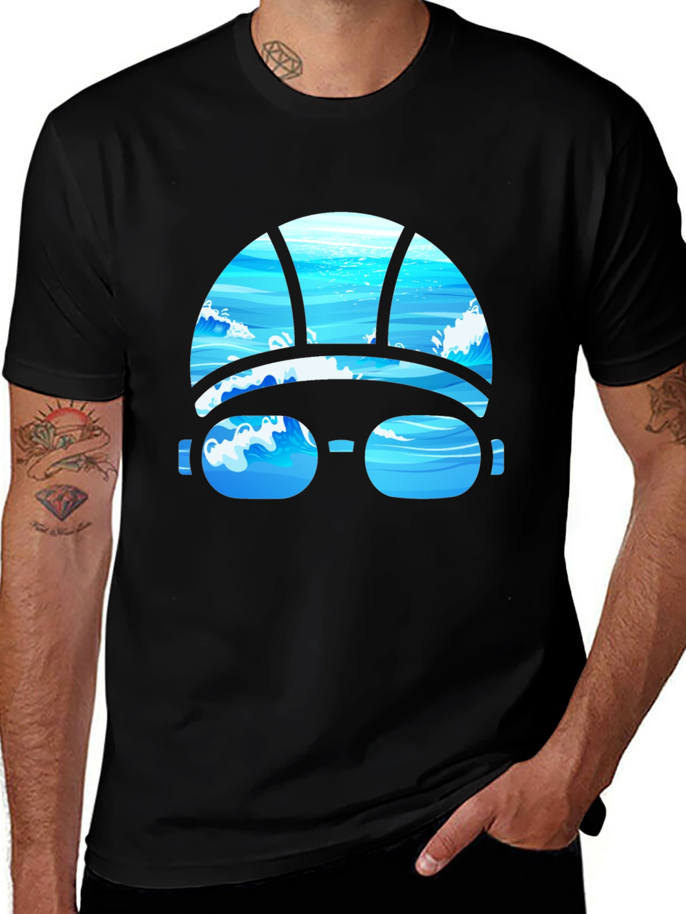 Variant 26 of Swimmer Graphic T-Shirt