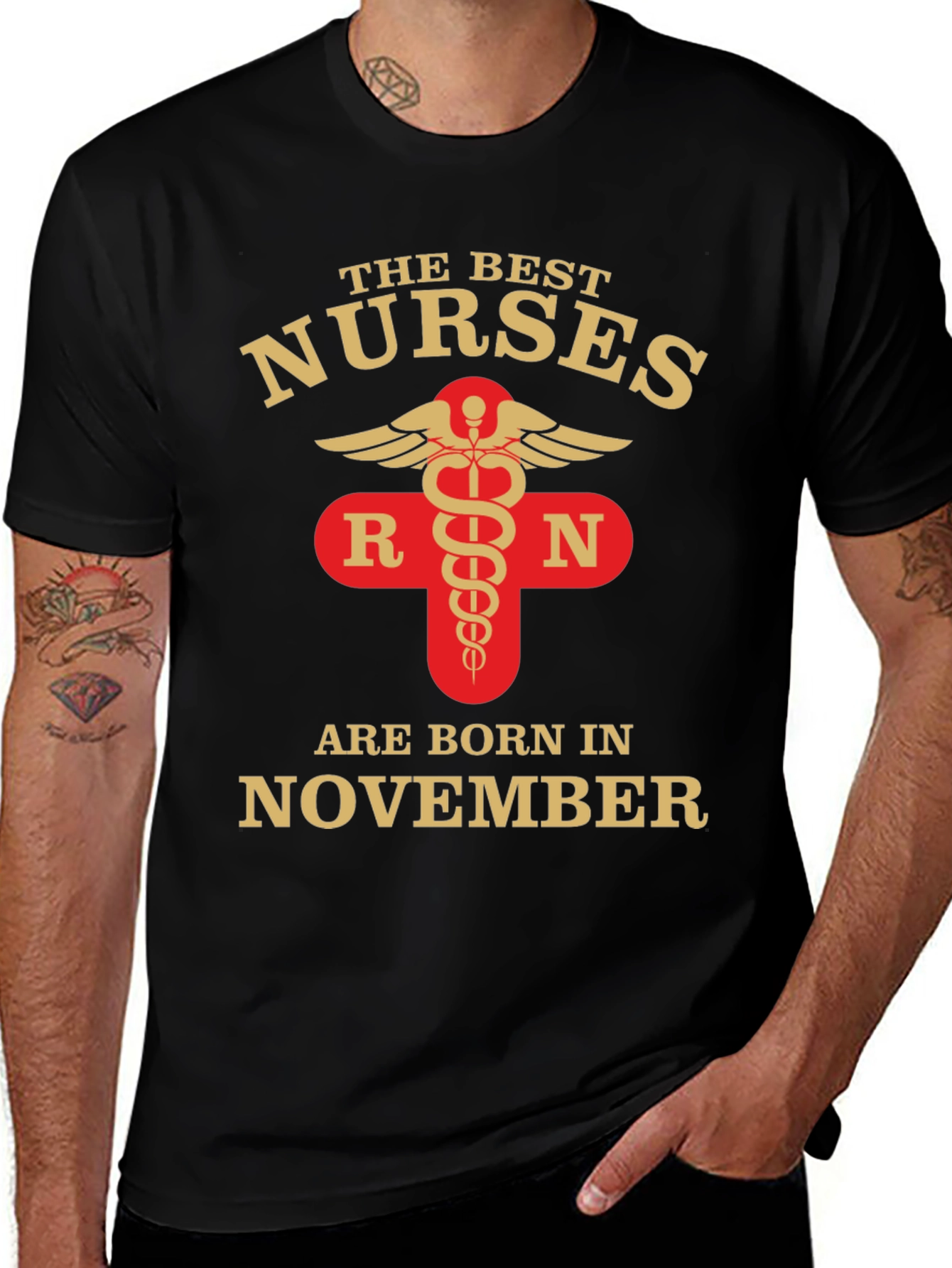 Variant 21 of Best Nurses are Born in November T-Shirt