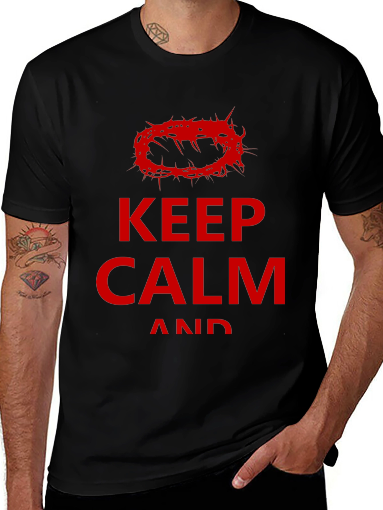 Variant 10 of Keep Calm Novelty Graphic T-Shirt