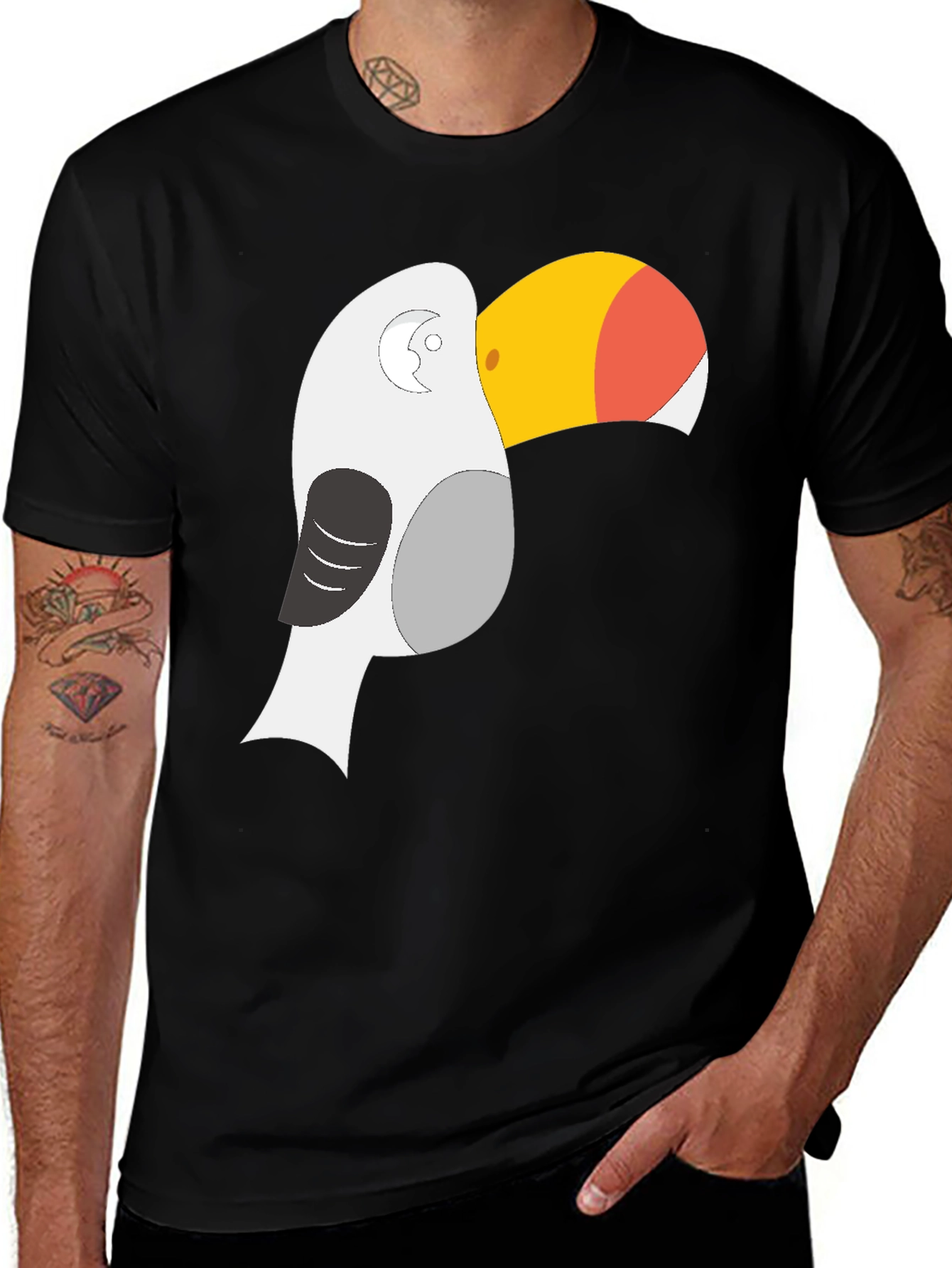 Variant 14 of Toucan Graphic T-Shirt - Unique Bird Design