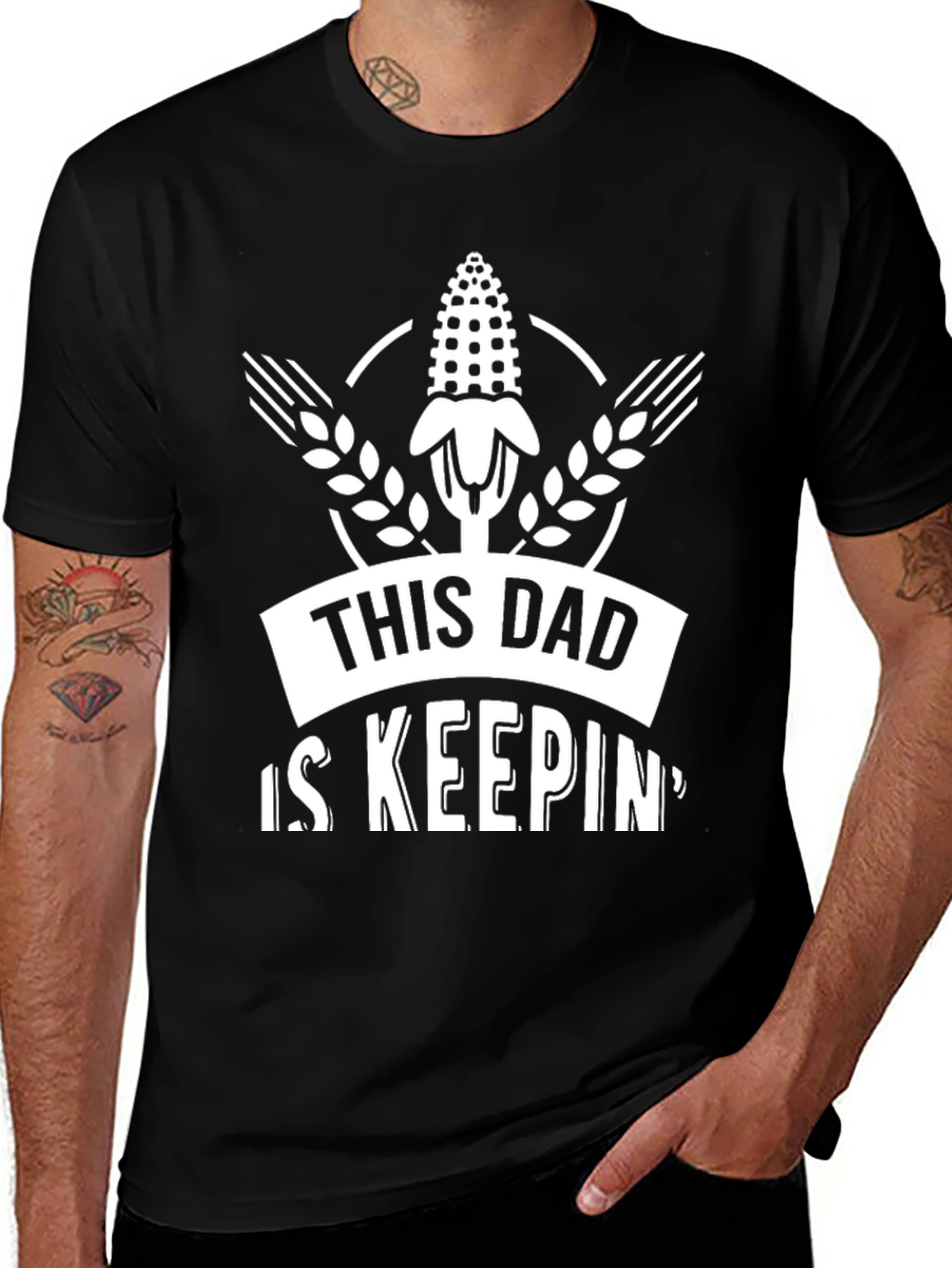 Variant 26 of This Dad Is Keeping Corn Pun T-Shirt