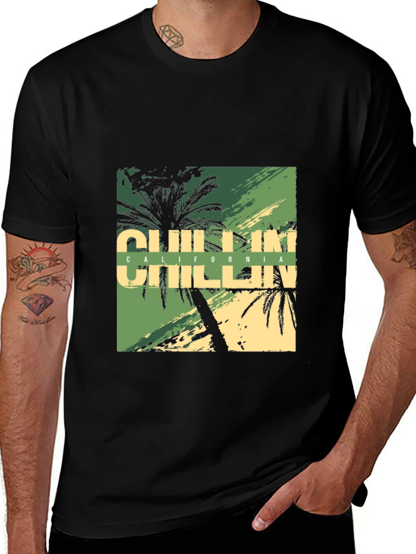 Variant 19 of Chillin' California Graphic T-Shirt - Relaxed Fit