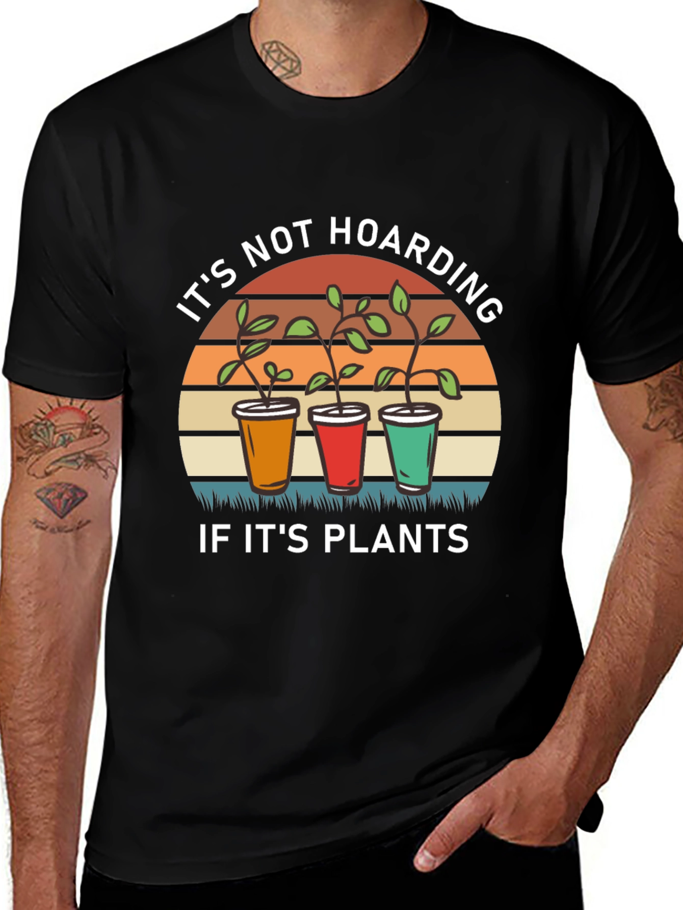 Variant 4 of It's Not Hoarding If It's Plants T-Shirt