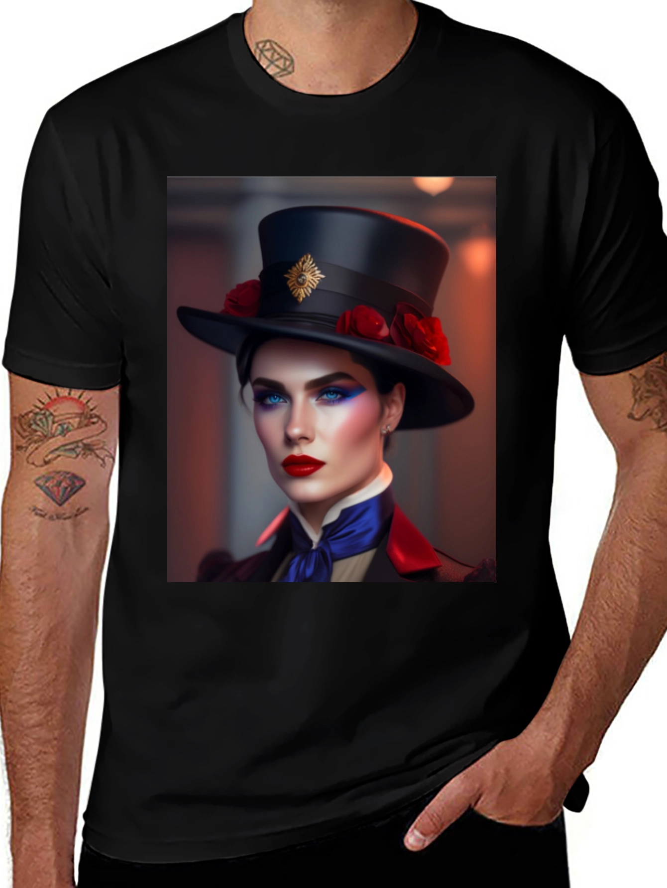 Elegant Woman T-Shirt - Unique Design