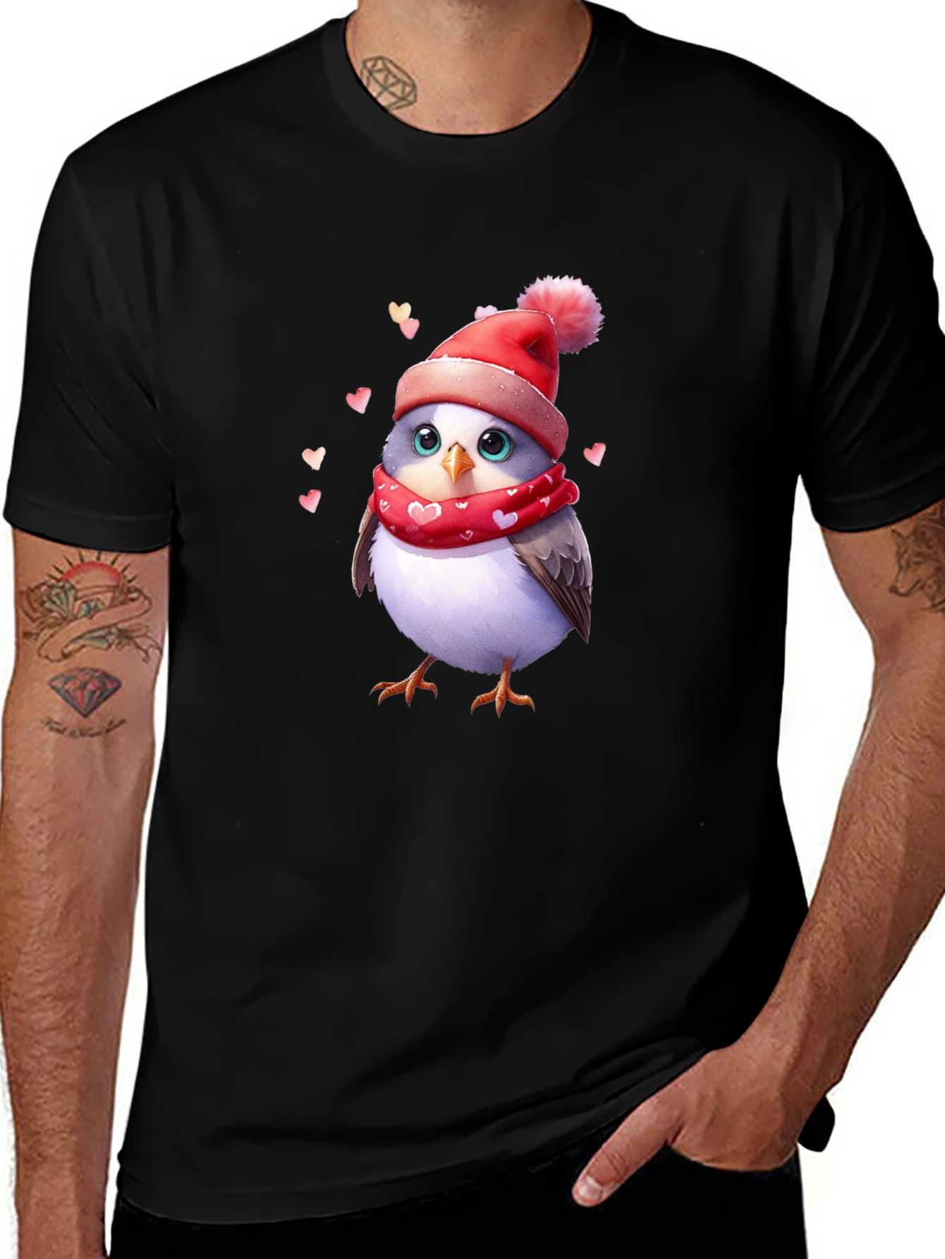 Variant 3 of Cute Valentine's Owl T-Shirt