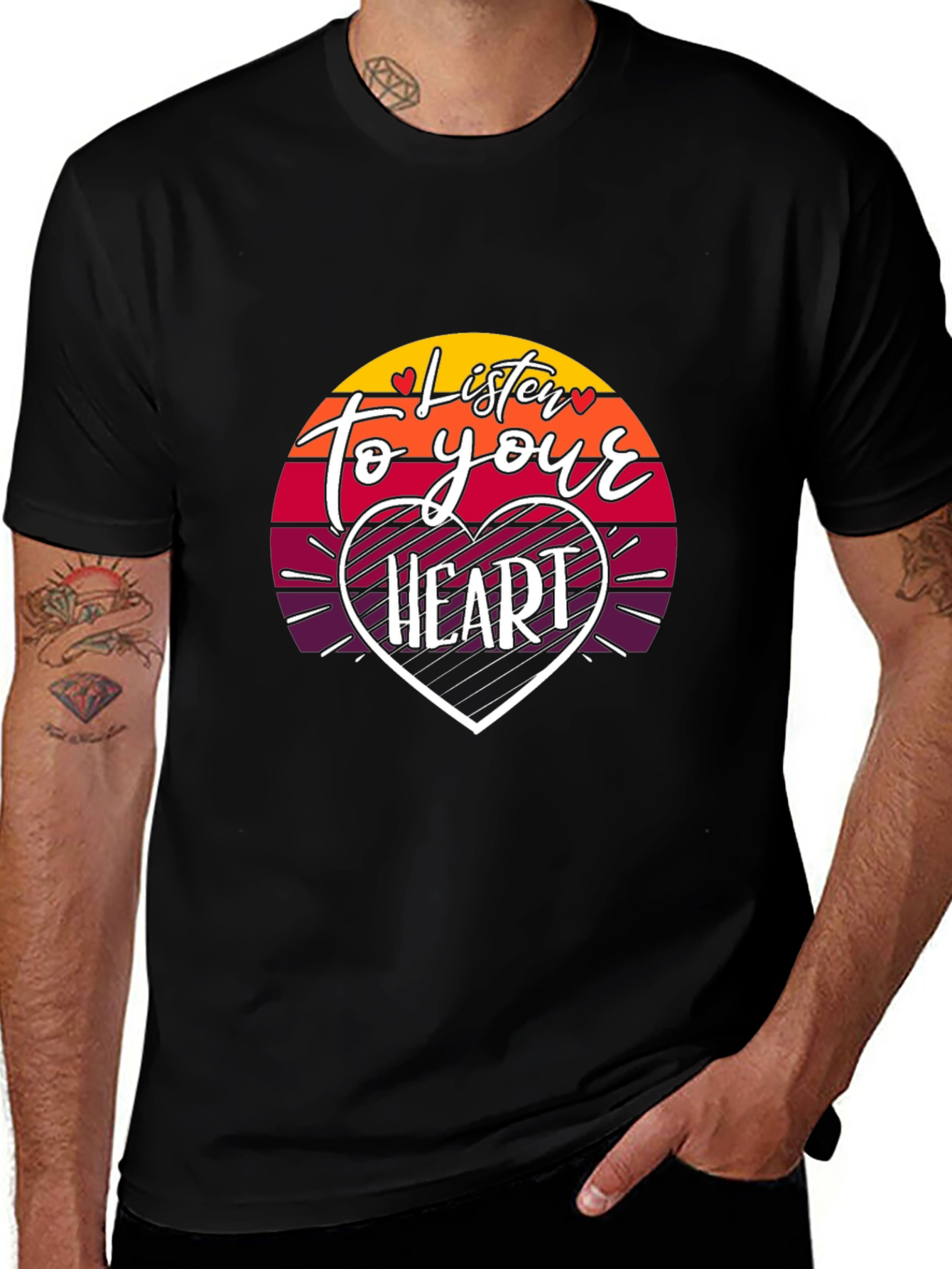 Variant 7 of Listen to Your Heart Graphic Tee