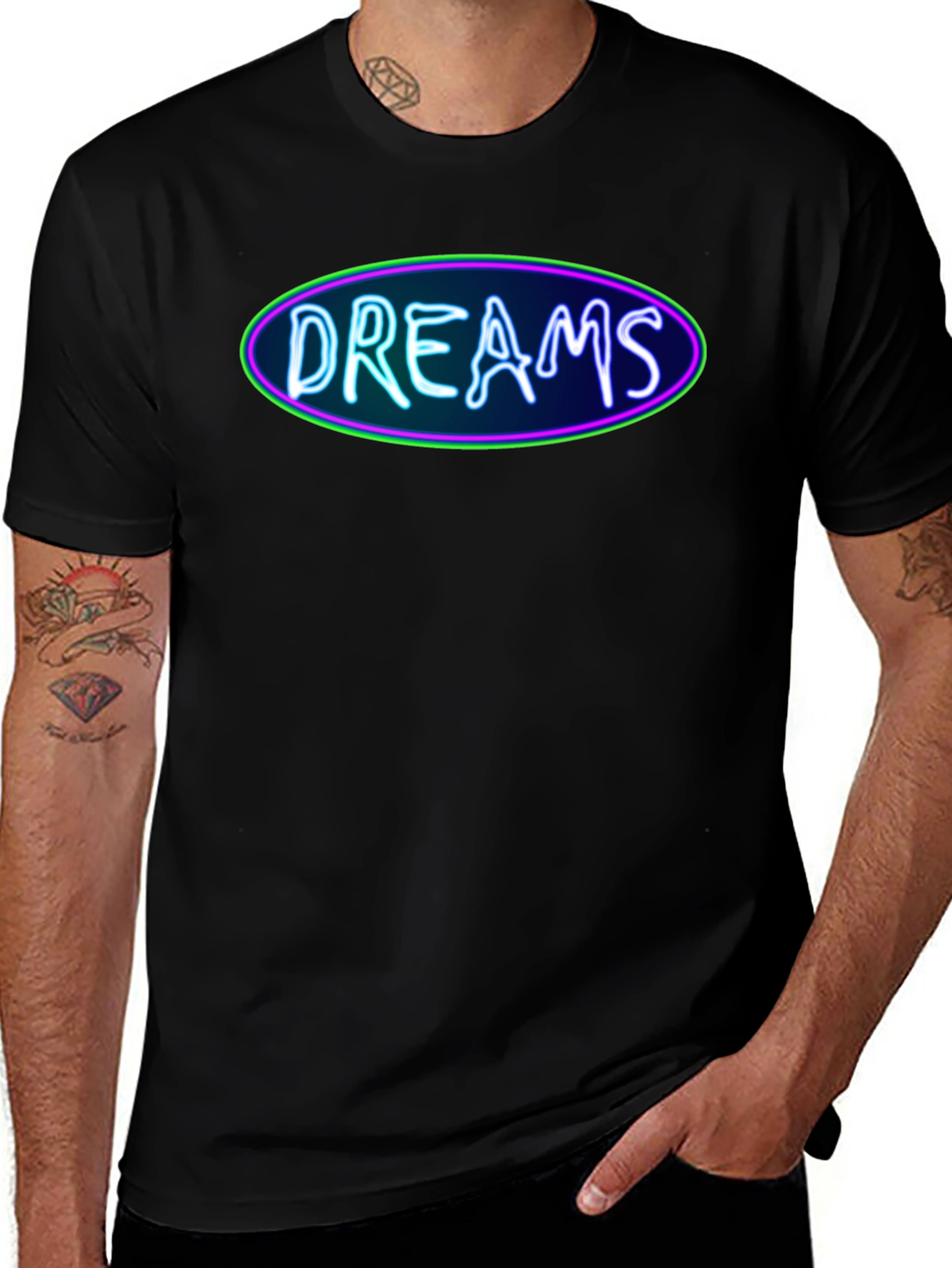 Variant 21 of Dreams Neon T-Shirt - Retro Style