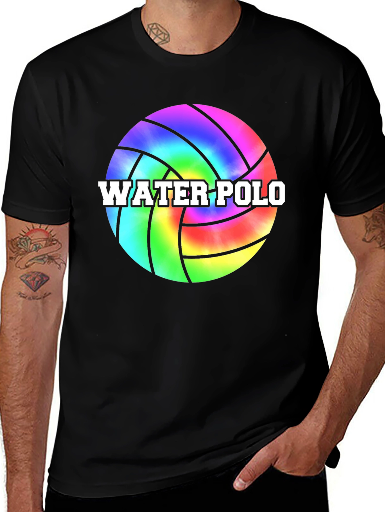 Variant 16 of Water Polo Tie Dye Graphic T-Shirt