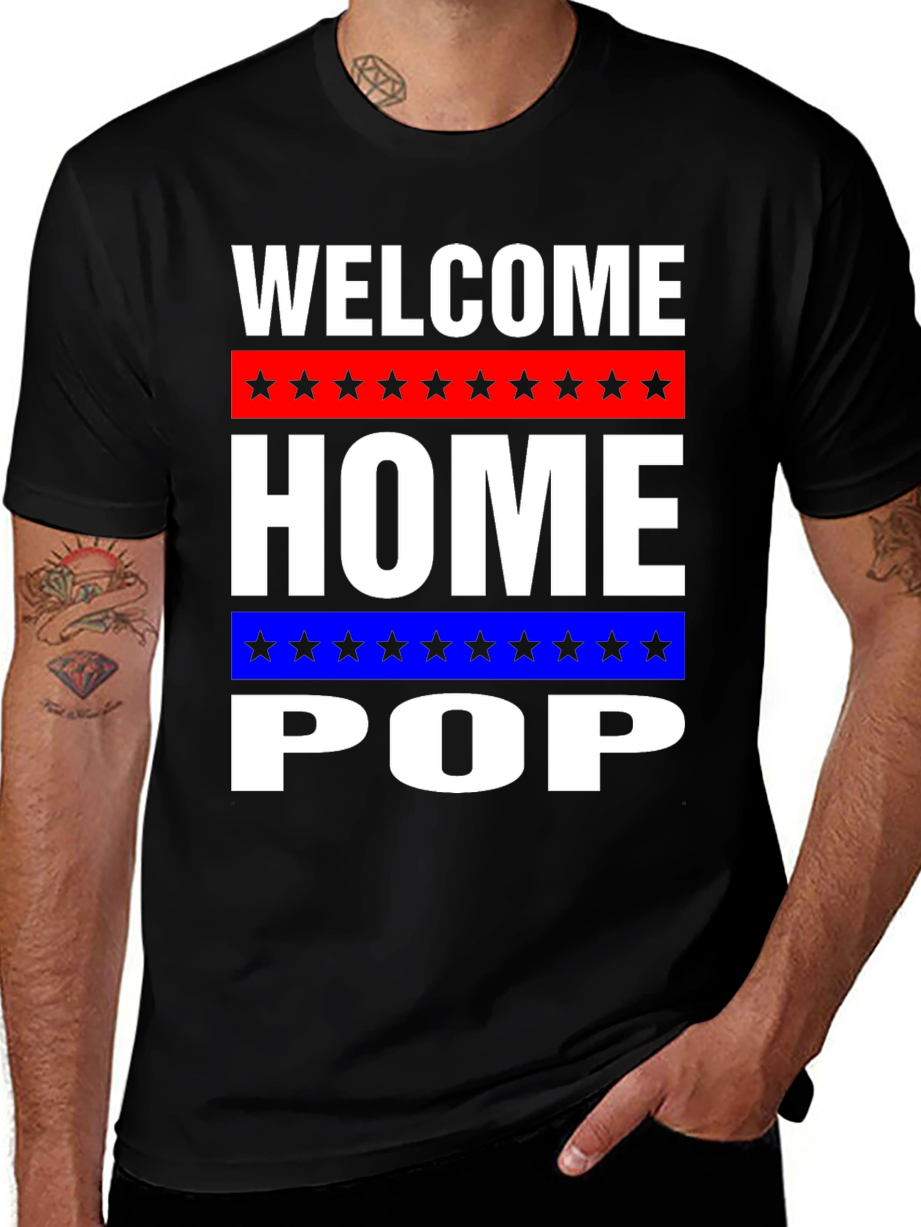 Variant 25 of Welcome Home Pop T-Shirt - Patriotic Gift