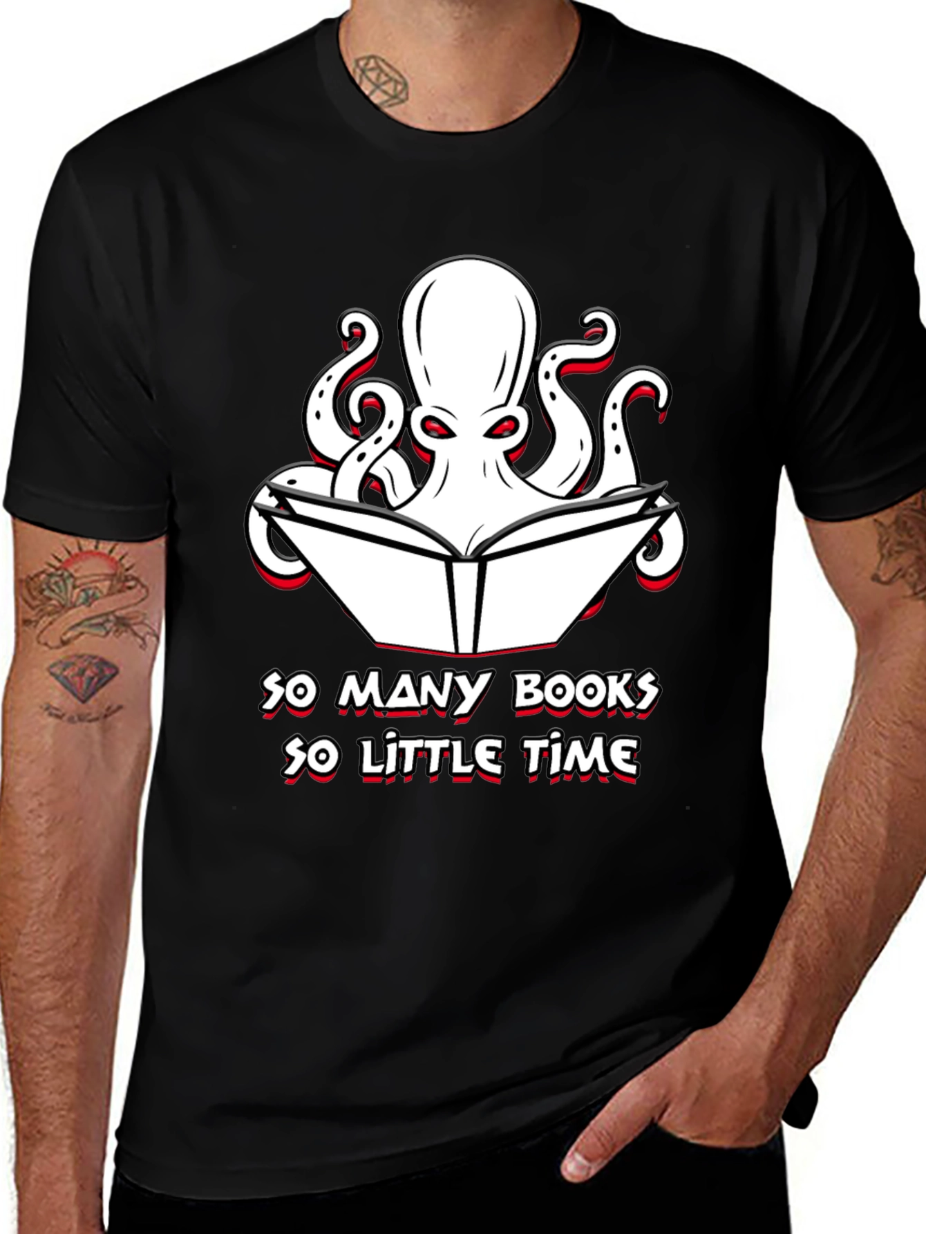 Variant 20 of So Many Books So Little Time T-Shirt