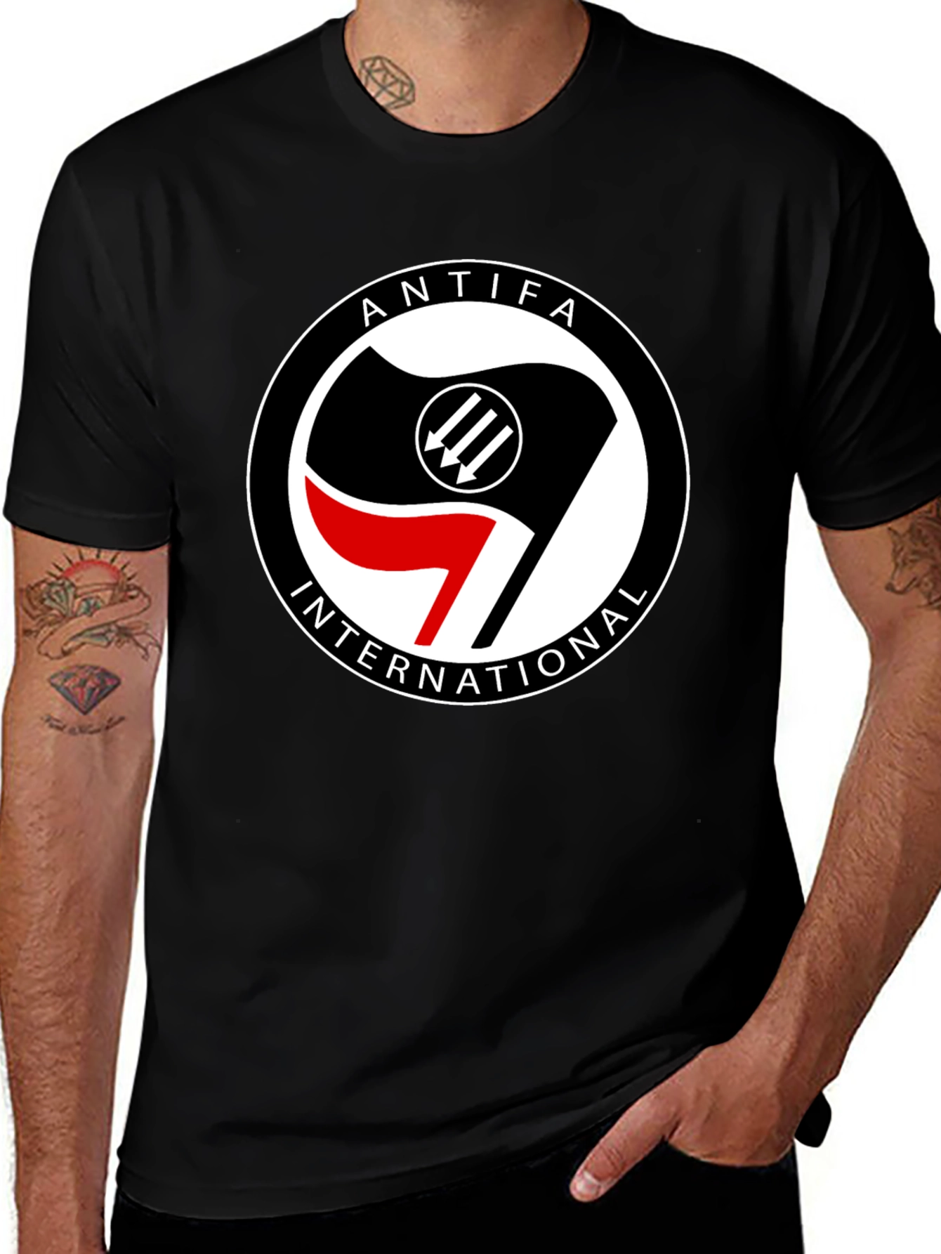 Antifa International Graphic Tee