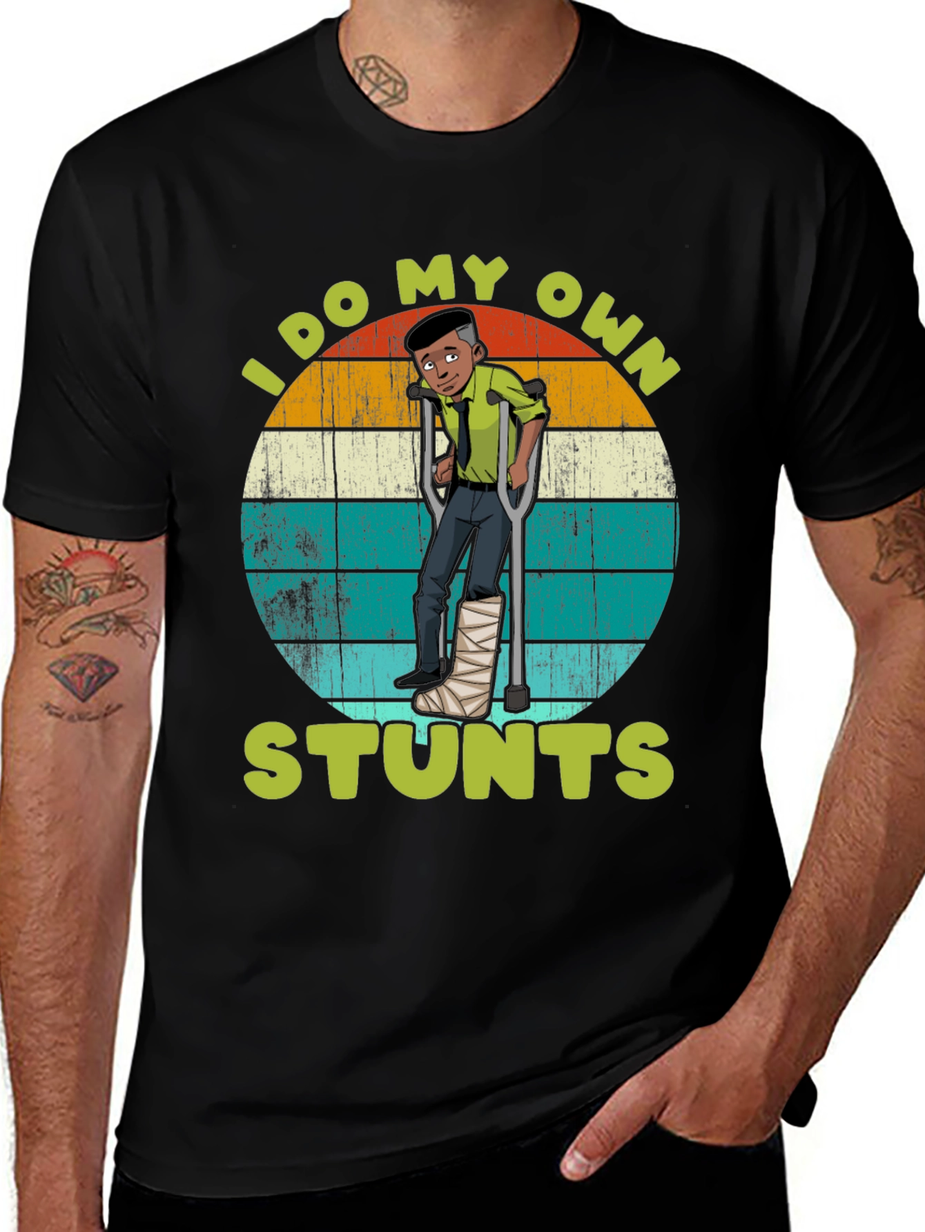 Variant 6 of I Do My Own Stunts T-Shirt Funny Get Well Gift