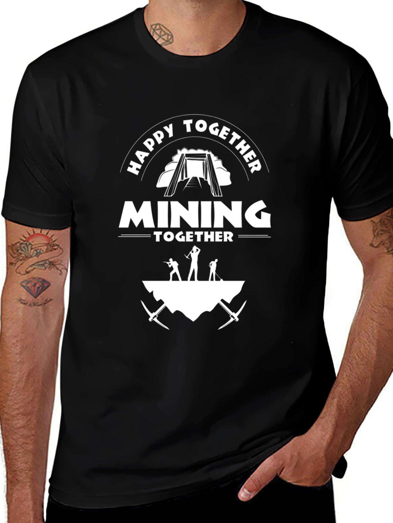 Variant 22 of Happy Together Mining T-Shirt