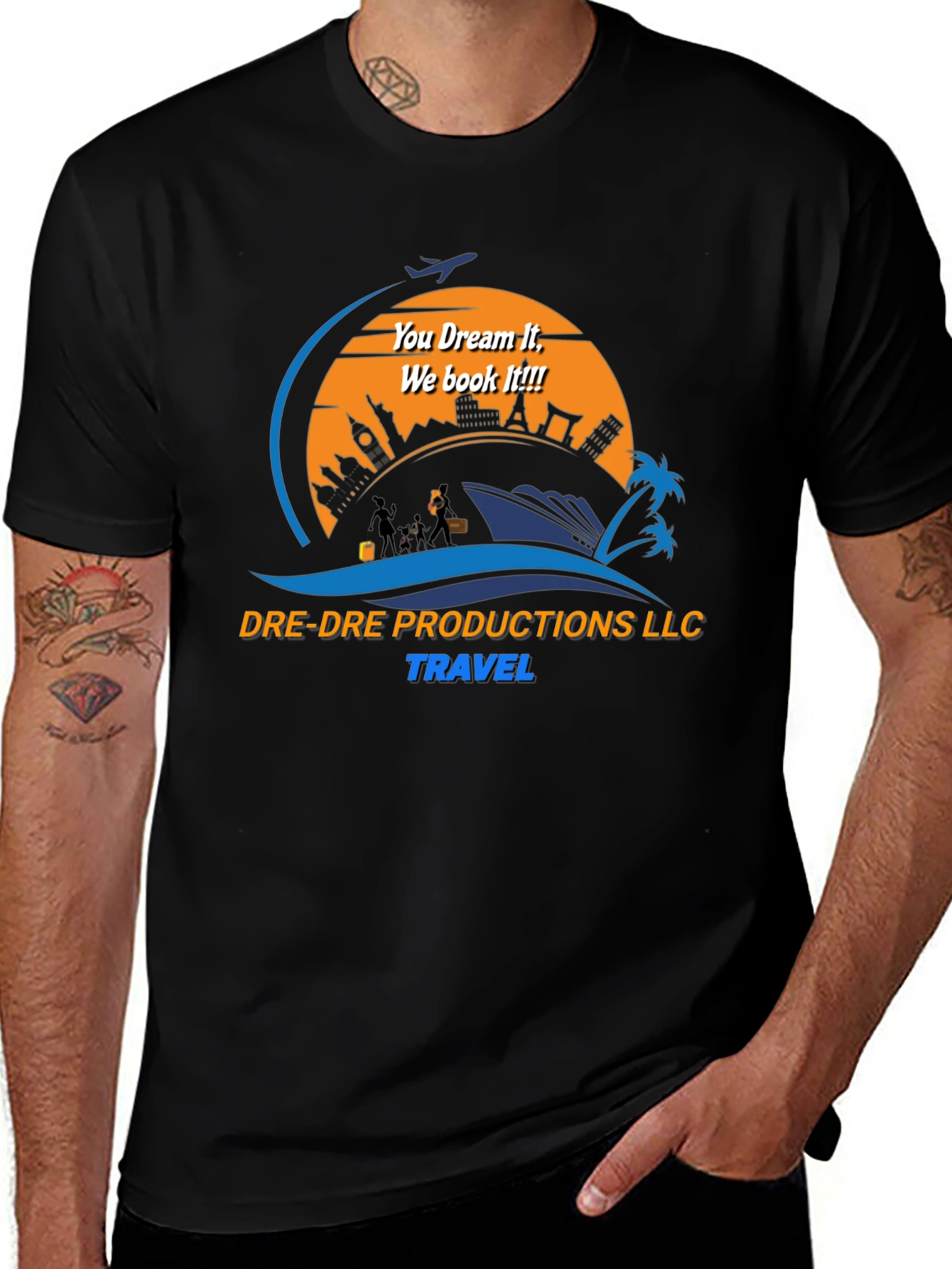 Dre-Dre Productions Travel T-Shirt