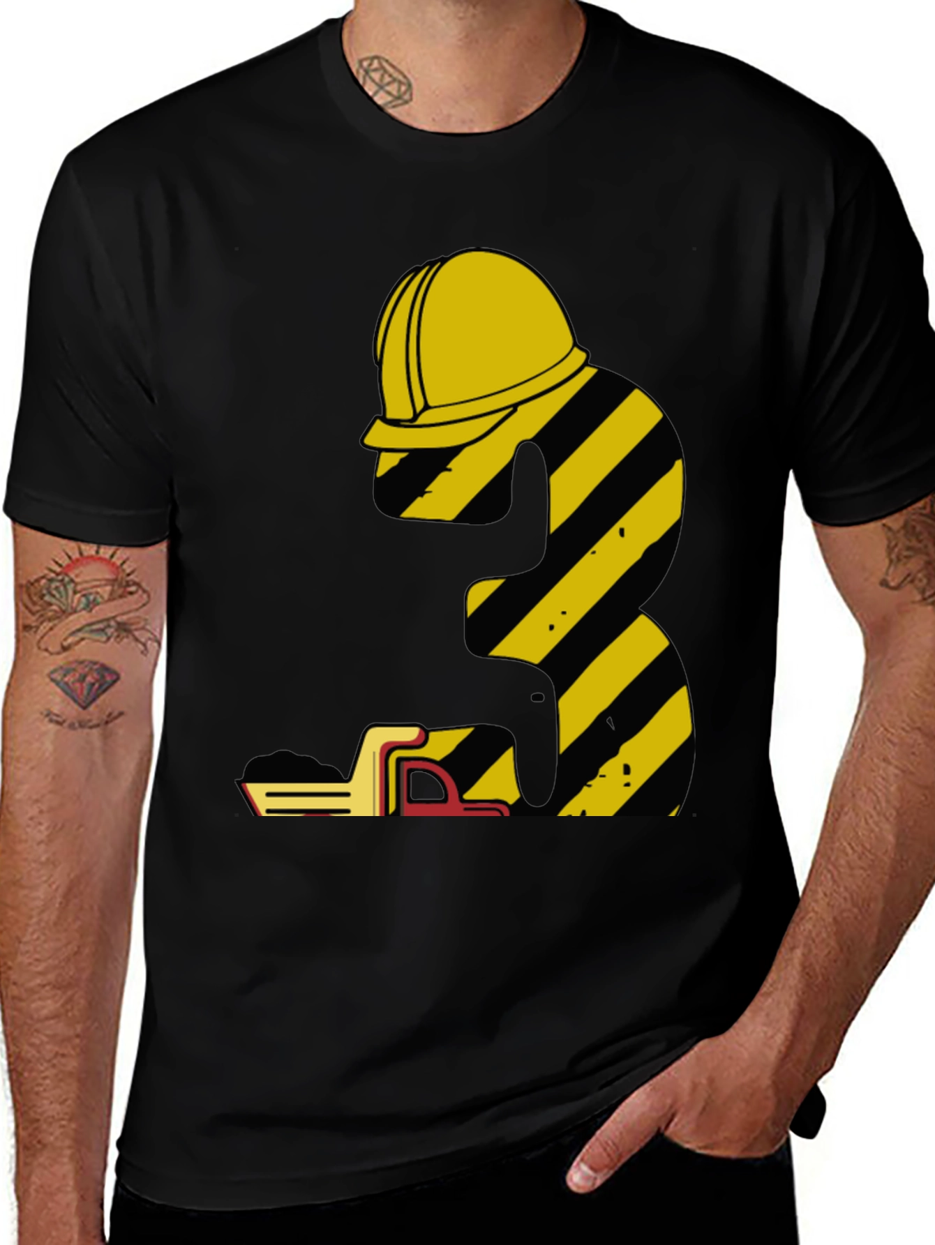 Variant 16 of Construction Truck Birthday T-Shirt