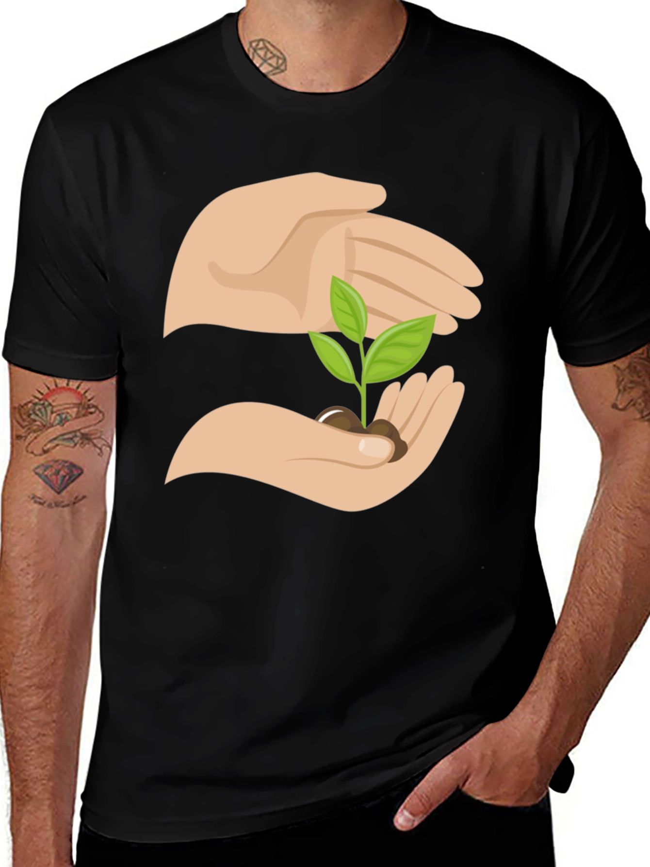 Variant 6 of Eco-Friendly Graphic Tee - Protect Our Planet Shirt