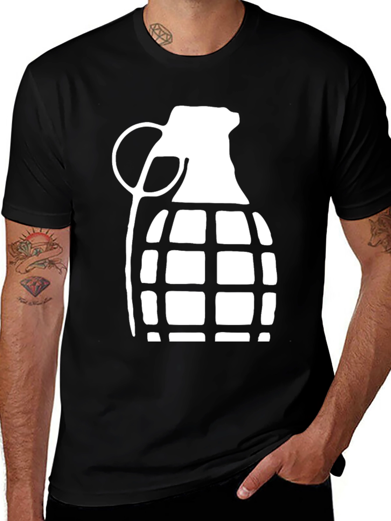 Variant 15 of Grenade Graphic T-Shirt - Cool Casual Tee