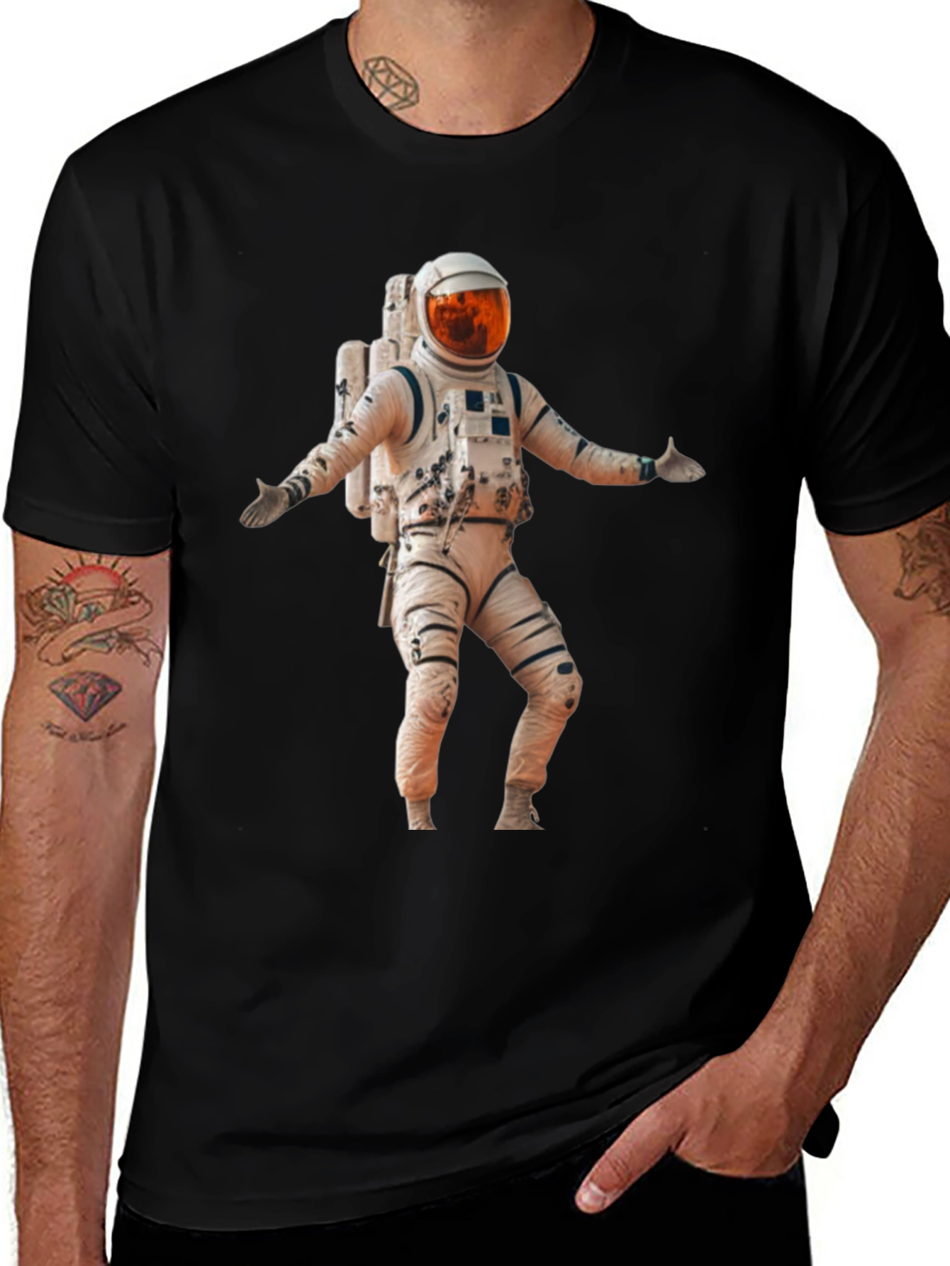 Astronaut Graphic T-Shirt - Space Explorer Tee