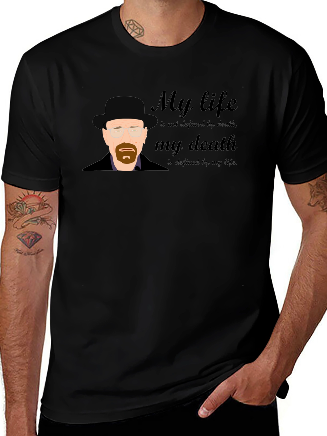 Breaking Bad Heisenberg T-Shirt - My Life My Death