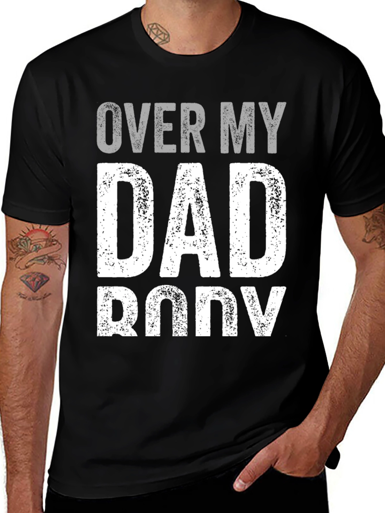 Variant 28 of Over My Dad Body Graphic Tee
