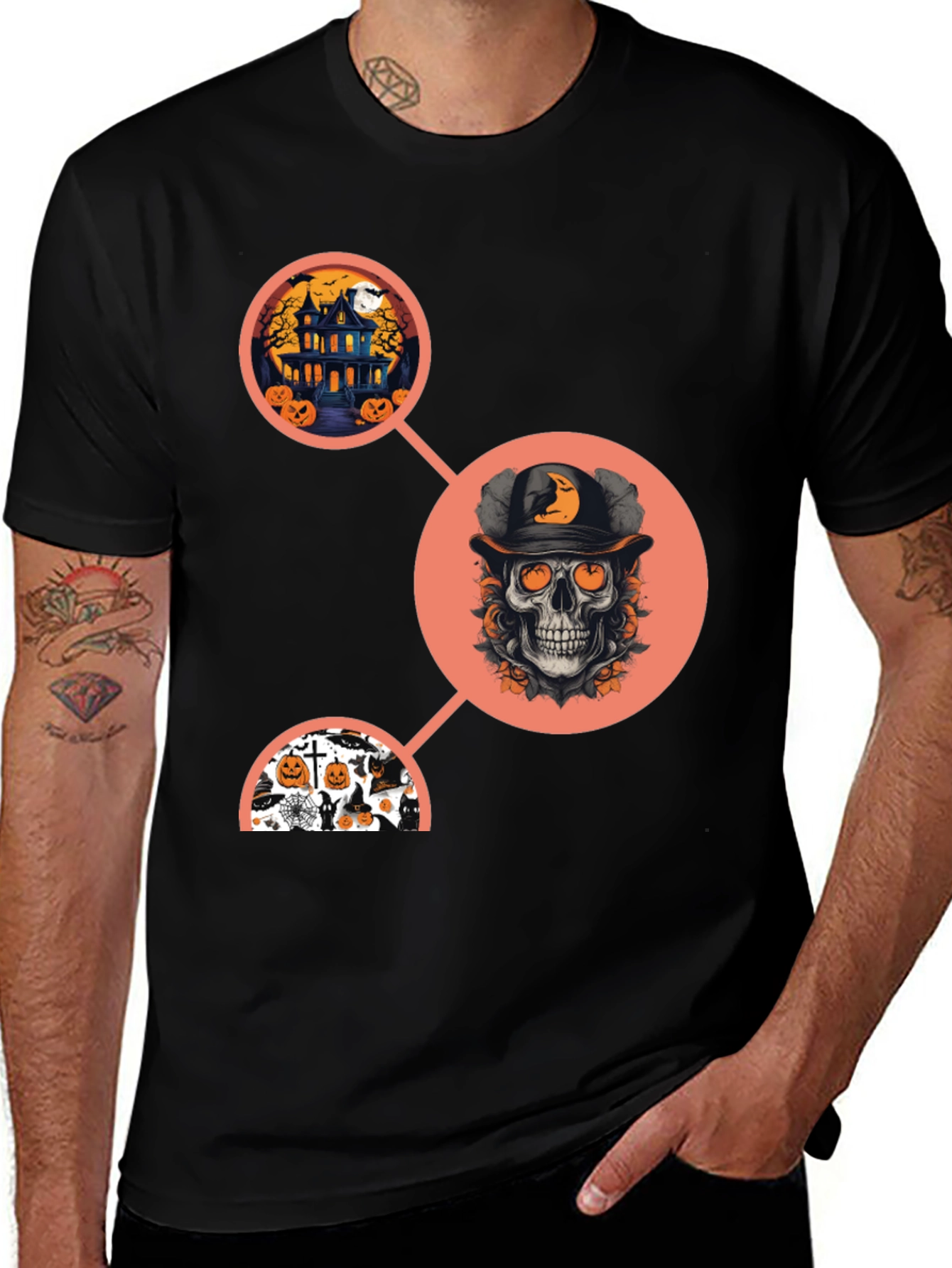 Variant 7 of Halloween Graphic Tee - Spooky Season Shirt