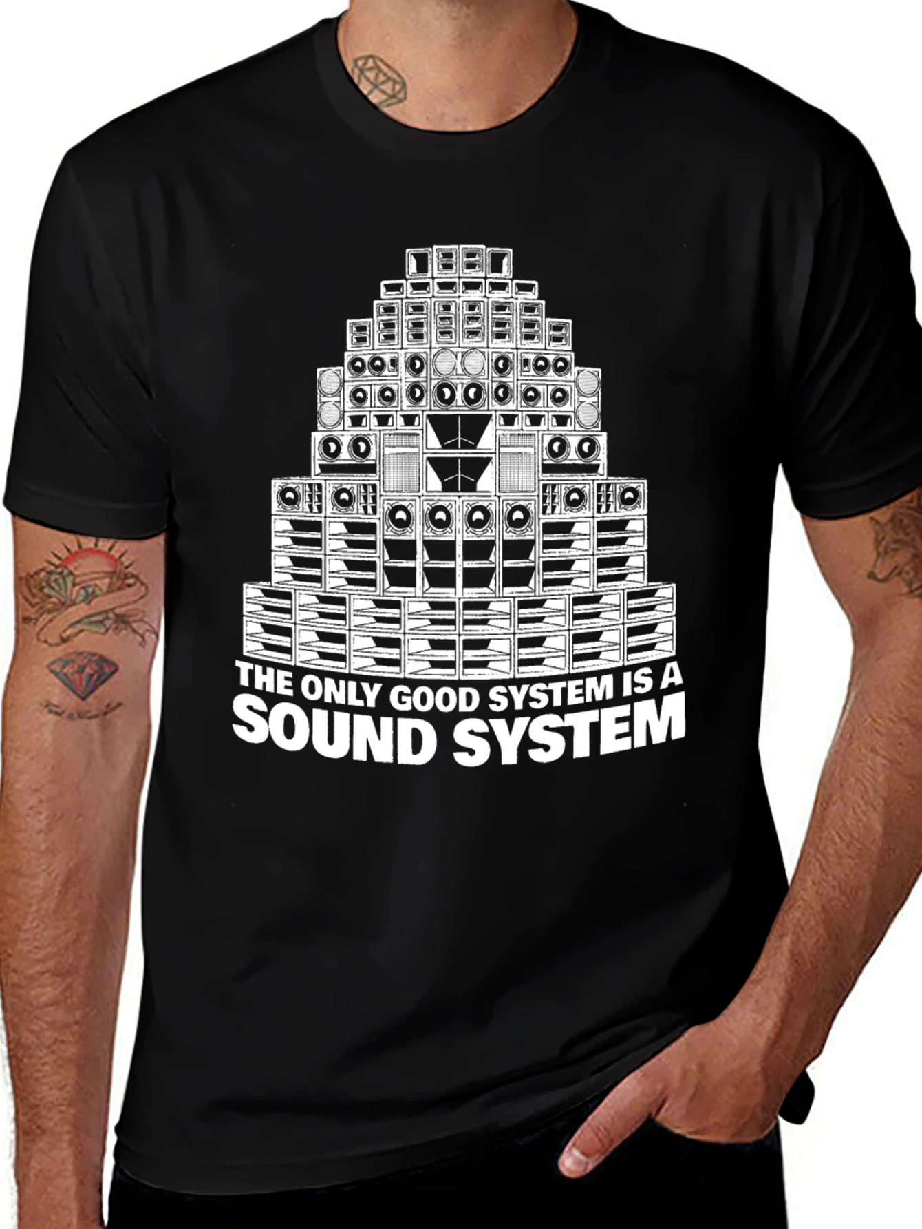 Variant 14 of Sound System T-Shirt: The Only Good System Graphic Tee
