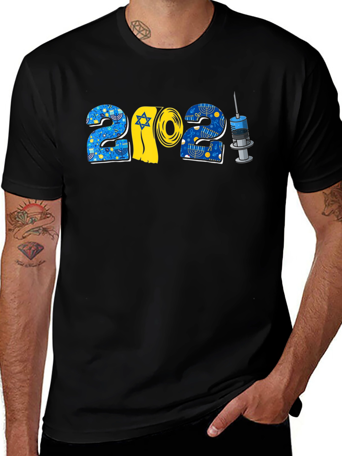 2021 Hanukkah Vaccine T-Shirt