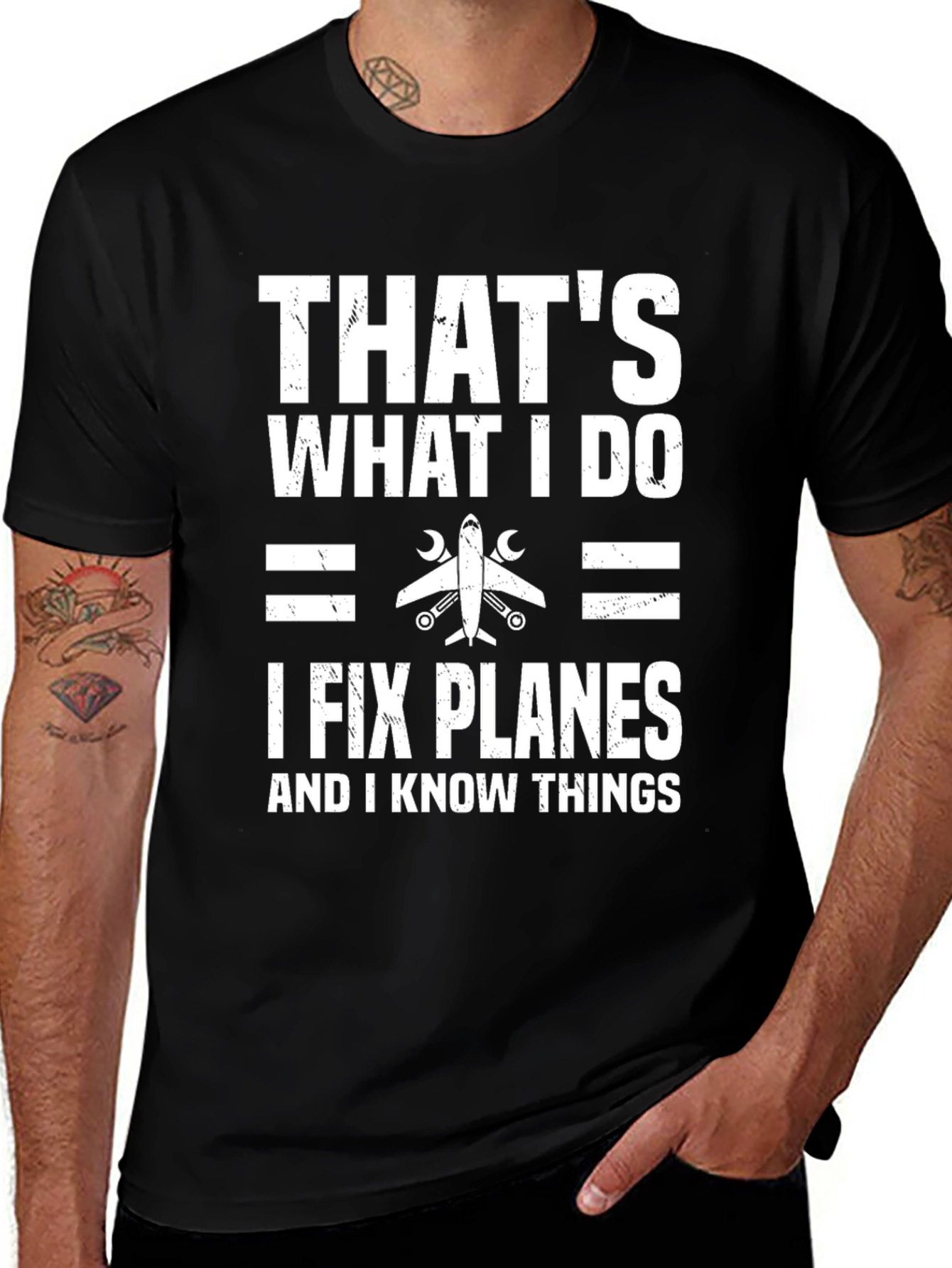 I Fix Planes T-Shirt - Funny Aviation Mechanic Gift