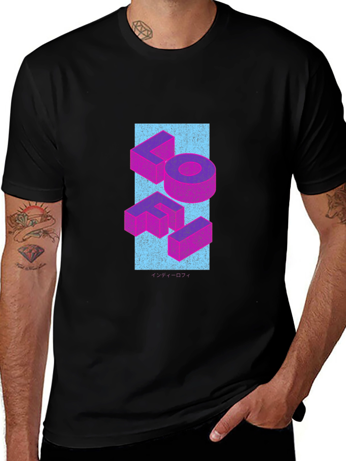 Variant 13 of Lofi Aesthetic Graphic Tee - Black Unisex T-Shirt