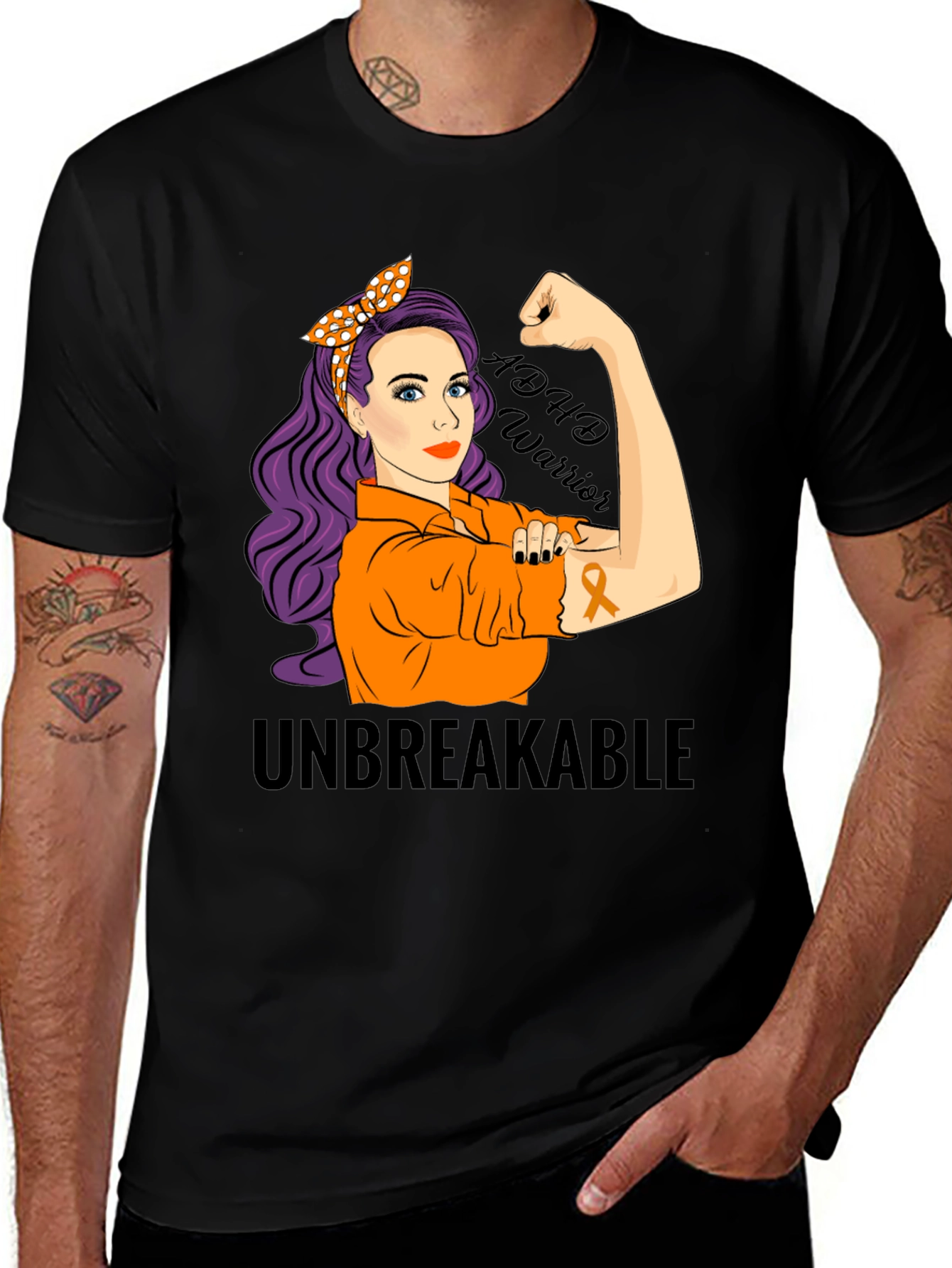 ADHD Warrior Unbreakable T-Shirt