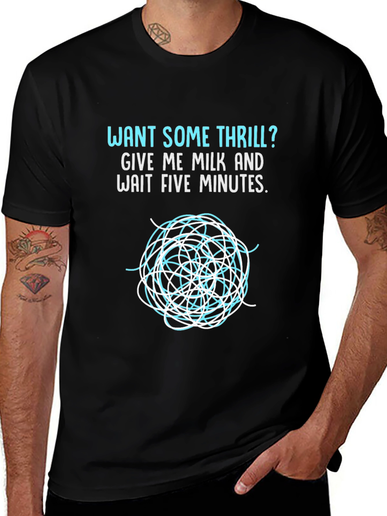 Thrill Milk Five Minutes Graphic Tee